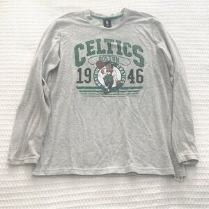 NBA Celtics Gray Long Sleeve Tee size Large